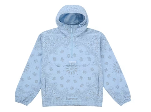 Supreme Reflective Bandana Anorak Light Blue