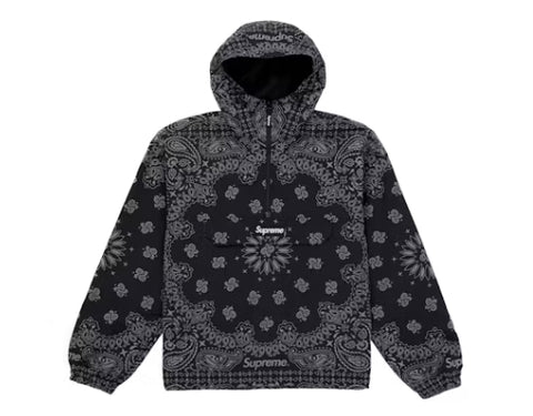 Supreme Reflective Bandana Anorak Black