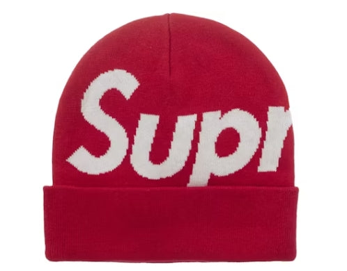 Supreme Big Logo Beanie (FW25) Red