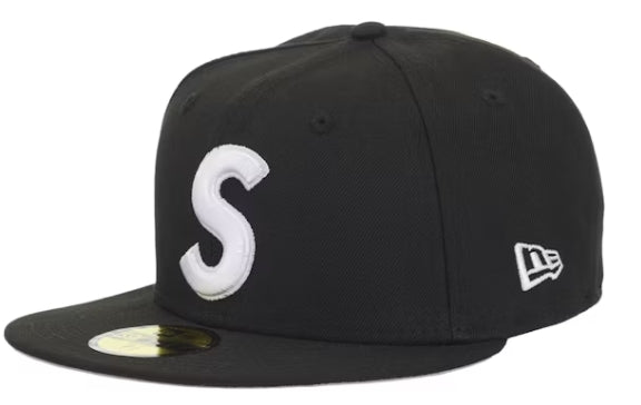 Supreme New Era Reaper S Logo 59Fifty Fitted Hat Black