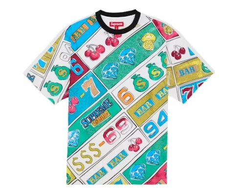 Supreme Slot Machine S/S Top White