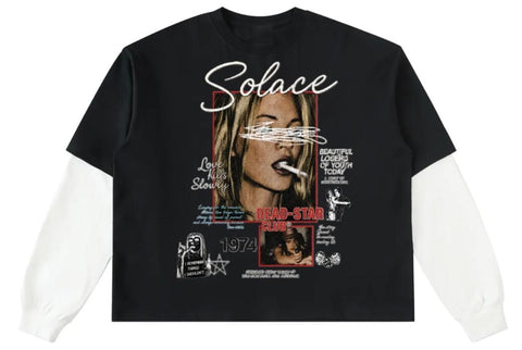 Solace Dead Star Tee Longsleeve HAND-DONE