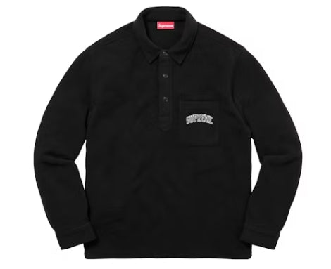 Supreme Polartec Pullover Shirt Black Pre-Owned