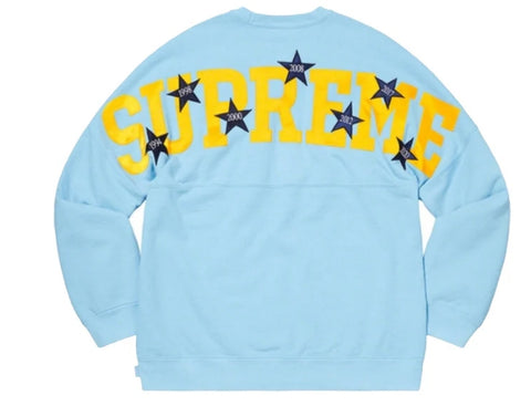 Supreme Stars Crewneck Ice Blue Pre-Owned