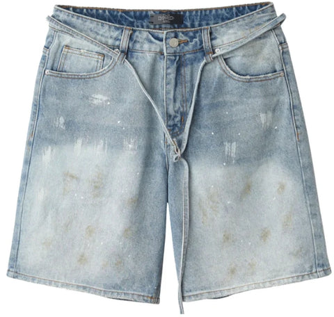 HMDD Ace Jorts Washed Blue Pre-Owned