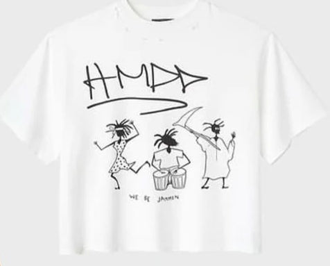 HMDD We Jammin Vintage Tee White Pre-Owned