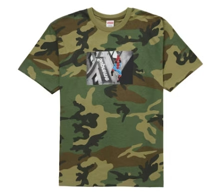 Supreme Spider-Man Tee Woodland Camo