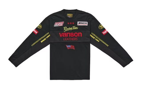Supreme Vanson Leathers L/S Top Black
