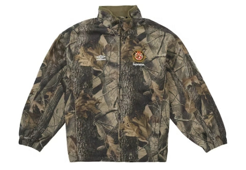 Supreme Umbro Cotton Ripstop Track Jacket SS26 Realtree Hardwoods Camo