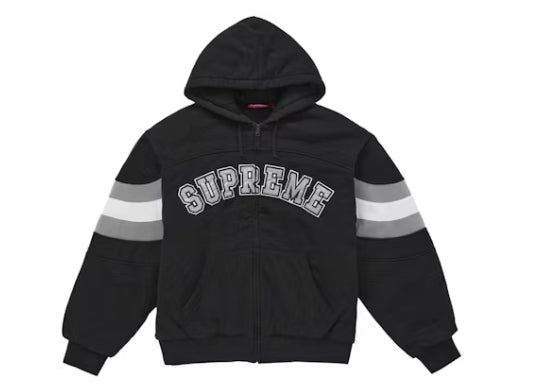 Supreme Filled Zip Up Hooded Sweatshirt Black