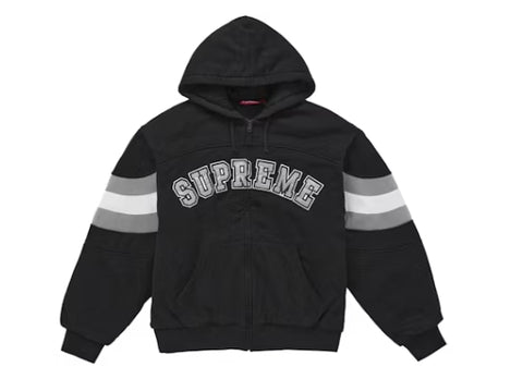 Supreme Filled Zip Up Hooded Sweatshirt Black