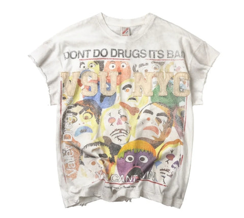 VALE FOREVER NO DRUGS TANK WHITE