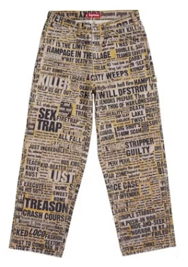 Supreme Dash Snow Double Knee Painter Pant Multicolor