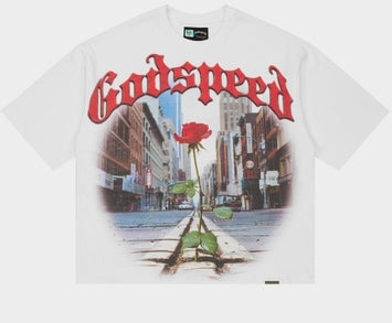 Godspeed Concrete Rose T-Shirt White