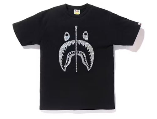 BAPE Aurora Shark Tee Black Pre-Owned