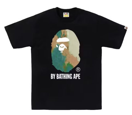 BAPE Tie Dye By Bathing Ape Tee Black Pre-Owned