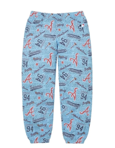 Supreme Mitchell & Ness Teams Zip Up Hooded Sweatpants Blue