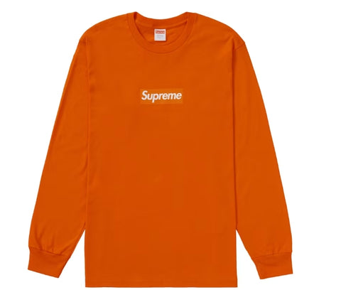 Supreme Box Logo L/S Tee Orange
