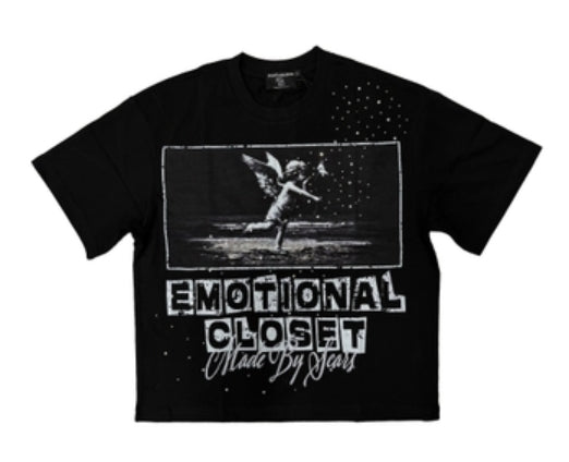 Mixed Emotion Black Scar Tee