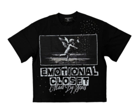 Mixed Emotion Black Scar Tee