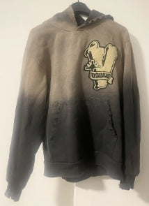 Vertabrae Washed Brown Patch Hoodie Pre-Owned