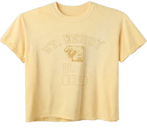 GV Gallery Raspberry Hills 'St. Berry' Yellow Tee