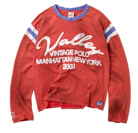 VALE FOREVER VINTAGE JERSEY LS RED