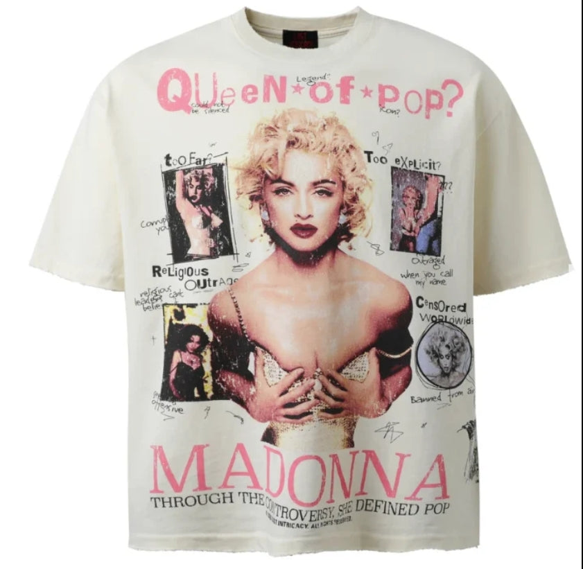 Lost Intricacy Queen Of Pop Tee Cream