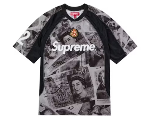 Supreme Pounds Soccer Jersey Black