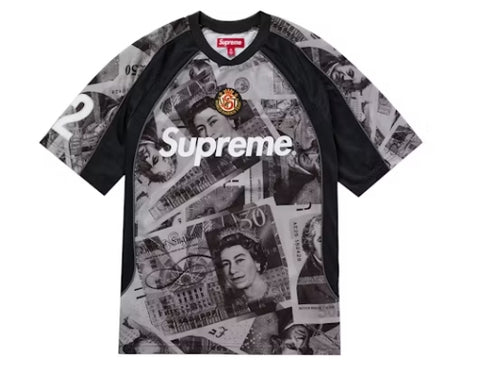 Supreme Pounds Soccer Jersey Black