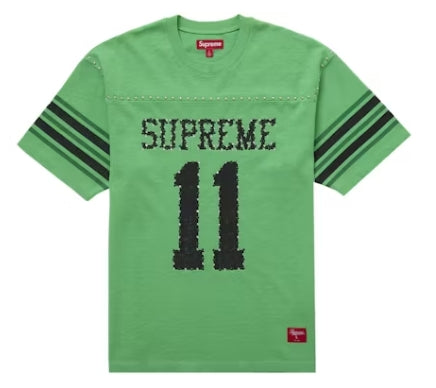 Supreme Studded S/S Football Top Green