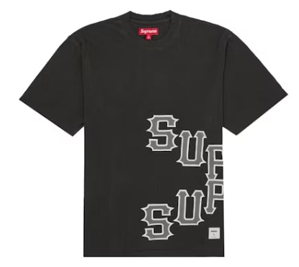 Supreme Cracked Spellout S/S Top Black