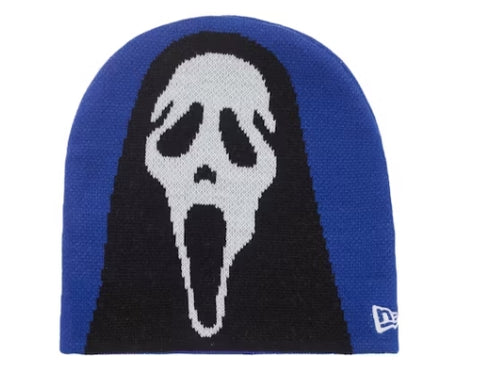Supreme New Era Ghostface Beanie Blue