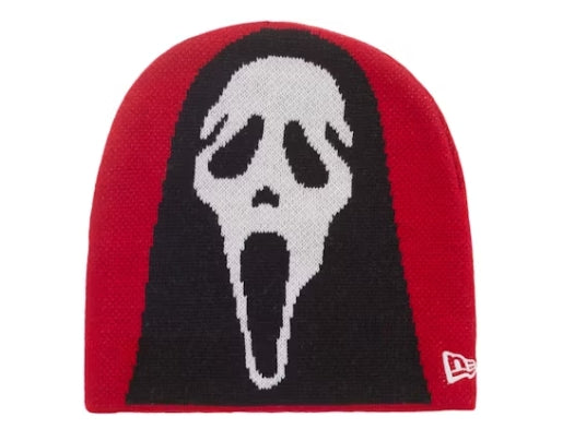 Supreme New Era Ghostface Beanie Red