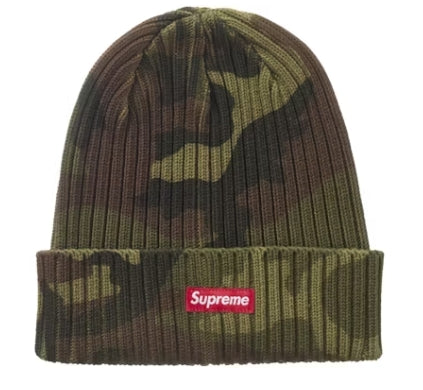 Supreme Overdyed Beanie (SS26) Woodland Camo