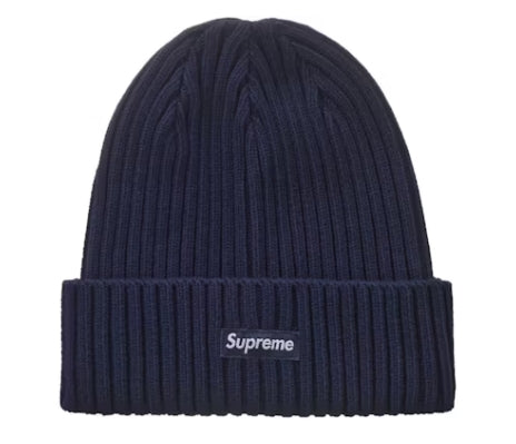 Supreme Overdyed Beanie (SS26) Navy