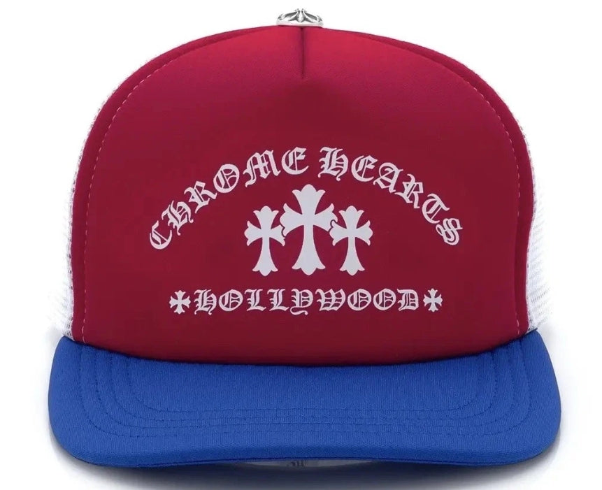 Chrome Hearts Cemetery Hat Red/White/Blue