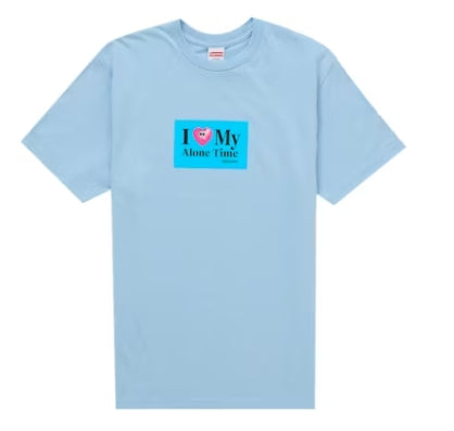 Supreme Alone Time Tee Powder Blue