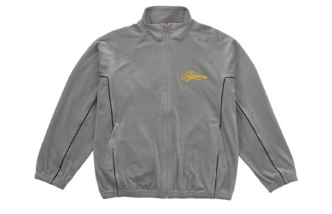 Supreme Velour Mesh Track Jacket Silver