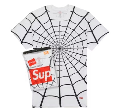 Supreme Hanes Spider-Man Tagless Tees 2 Pack White
