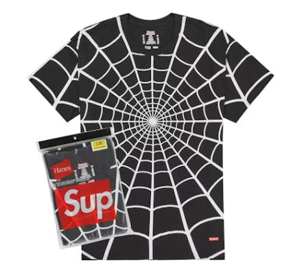 Supreme Hanes Spider-Man Tagless Tees 2 Pack Black