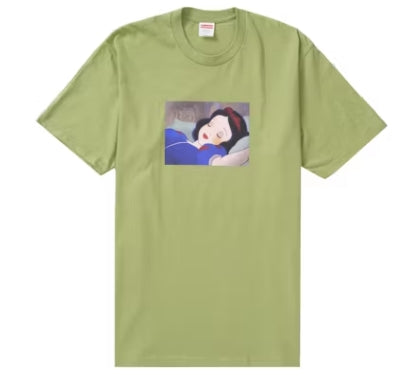 Supreme Snow White Tee Moss