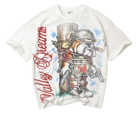 VALE FOREVER DOG OF WAR TEE WHITE
