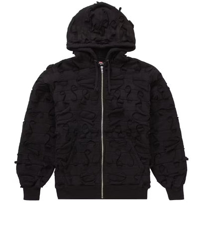 Supreme Griffin Zip Up Hooded Sweatshirt Black Pre-Owned