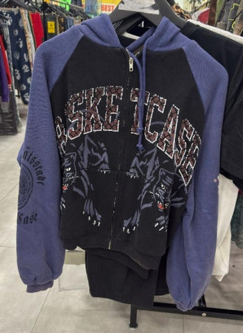 Basketcase Panther Zip Up Hoodie