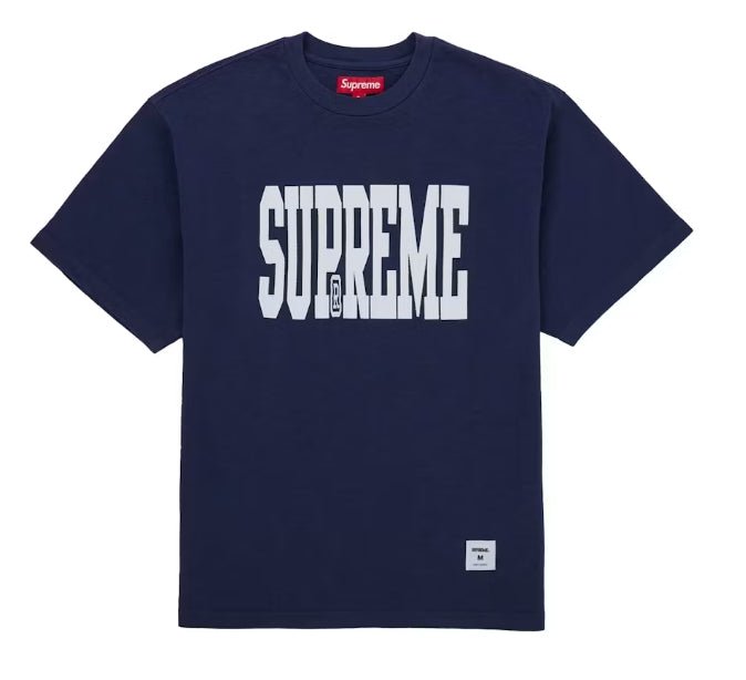 Supreme Stretch Applique S/S Top Navy