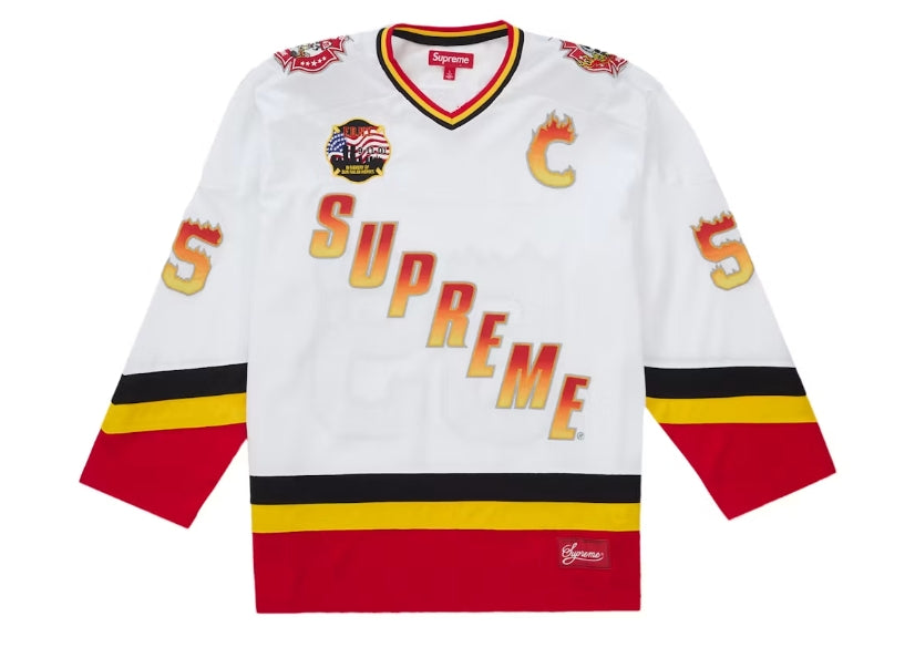 Supreme FDNY Hockey Jersey White