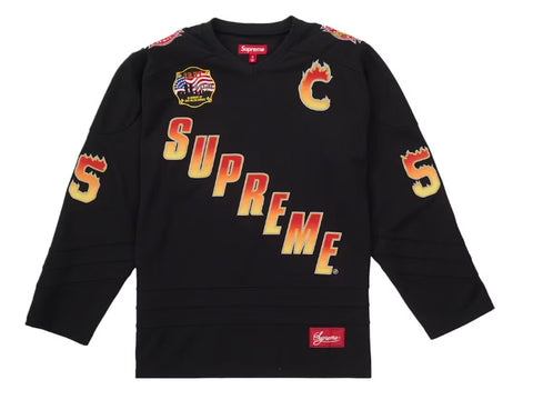 Supreme FDNY Hockey Jersey Black