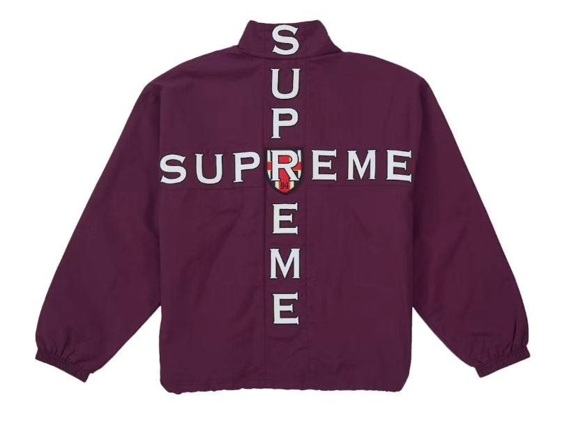 Supreme Cross Track Jacket Plum