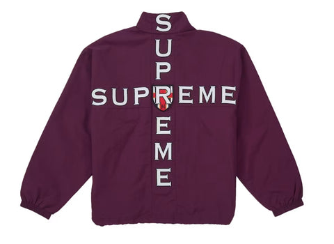 Supreme Cross Track Jacket Plum